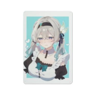 Imagem de Pôster de arte de menina de anime sexy sexy placa de estanho pôster de decoração de parede vintage 20 x 30 cm, AF169