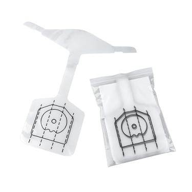 Imagem de 100 peças descartáveis CPR Face Shield bolsas infantis para pulmão, compatíveis com manequins infantis Prestan Professional e Ultralite, bolsas de pulmão de substituição ideais para manequins de