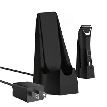 Imagem de Rounkin Base de carregamento para aparador MANSCAPED 5.0 com adaptador AC, base de carregamento rápido sem fio para MANSCAPED com cabo de alimentação de 1,6 m, suporte de carregamento sem fio para