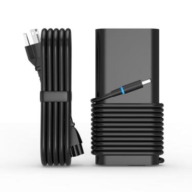 Imagem de GKLSPL Adaptador CA de 130 W compatível com laptop empresarial Dell inspiron 16 Plus 7640 7620 7630, para inspiron 14 16 Plus 7420 7430 7510 XPS 15 17 9730 9640 7590 9530 9550 750 Potência 590 Cabo de