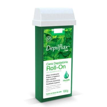 Imagem de Refil Cera Depilatória Roll On Hortelã Depilflax 100g