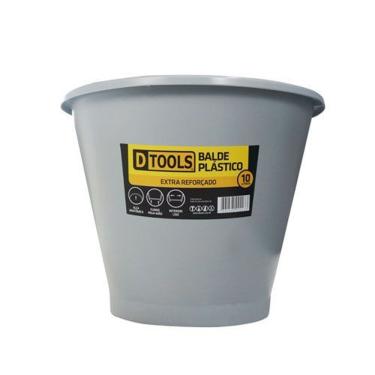 Imagem de Balde Plástico Extra Reforçado 10 Litros - Dtools