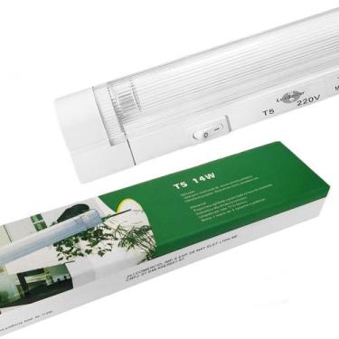 Imagem de Luminária Fluorescente T5 14W 220V Branco Frio 60Cm - LUZ SOLLAR, Bran