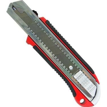 Imagem de Estilete largo lâmina De 25mm retratil 789599 Mtx MTX