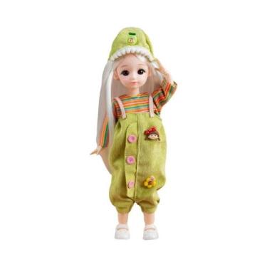 Imagem de Bonecas BJD De 30cm Conjunto Completo Roupas De Boneca Anime Olhos 3D 