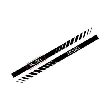 Imagem de Adesivos Laterais Para Portas De Carros Mitsubishi Lancer EX ASX L200 