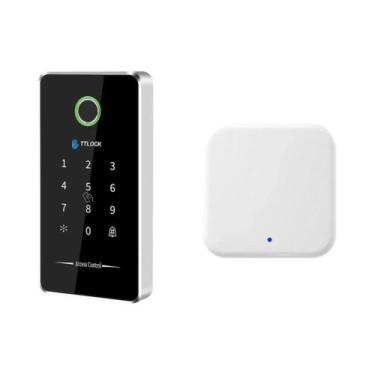 Imagem de Sistema De Controle De Acesso Por Impressão Digital Com Teclado NFC De