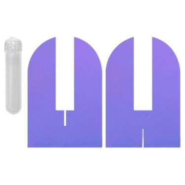 Imagem de Baoblaze Estação de propagação de plantador Vaso hidropônico decorativo Tubo de ensaio Vaso para estufa Armário Restaurante Decoração Jardinagem Presente, Oval