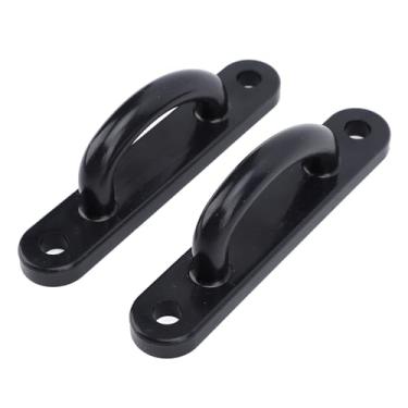 Imagem de 2 peças de trava rotativa em forma de D placa de ataque: placa de elevação de 10 cm para portas de vidro de tampa de caminhão rancho, serve para Century, Leer 100le 100Xl, Glasstite, are & Jason