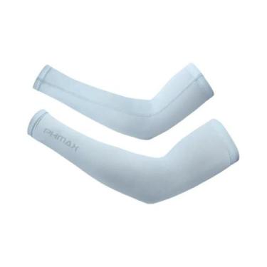 Imagem de Mangas De Ciclismo Com Proteção UV Em Seda Gelada Protetor Solar Para 