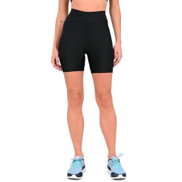 Imagem de Bermuda Short Legging de Academia Feminina Basic 6 - Olympikus, G, Pre