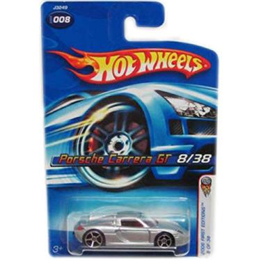 Imagem de 2006 Primeiras Edições #8 Porsche Carrera GT FTE Wheels #2006-8 Mattel Hot Wheels Diecast Colecionáveis Carro Colecionável por Hot Wheels