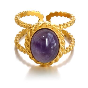 Imagem de LadayPoa Anel turquesa boêmio para mulheres, joia vintage de prata 925, joia turquesa ocidental para mulheres, Cobre, Turquesa sintética