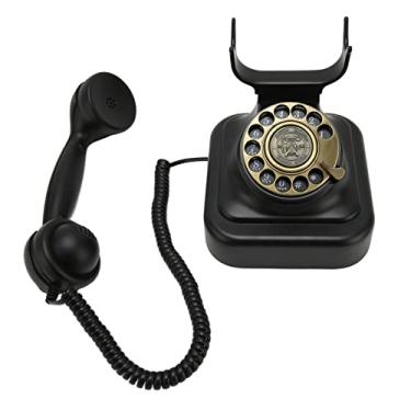 Imagem de XUXHOU Telefone Vintage Antique Telefone Com Mostrador Antigo para o Escritório de Hotéis Em Casa, Em Bronze Revestido Em Uma Liga de Zinco Premium para Entusiastas do Estilo Vintage