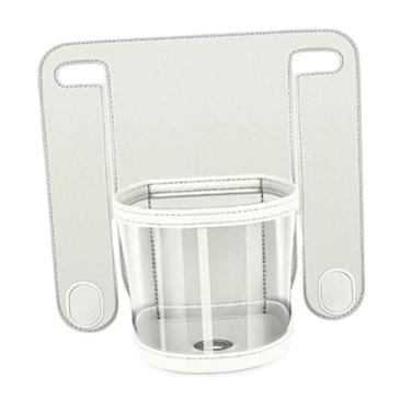 Imagem de Generic Suporte para copos de encosto de cabeça, organizador de banco traseiro de carro, acessórios, adora armazenamento com ganchos, chaves, gancho, Branco