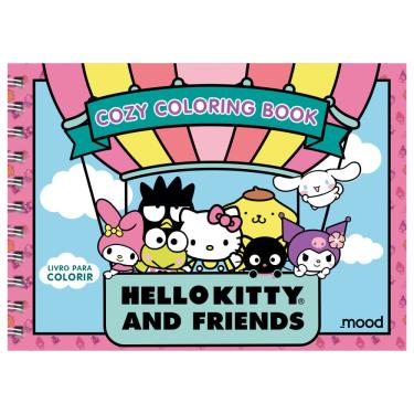 Imagem de Ciranda Cultural Livro de Colorir Hello Kitty and Friends - Cozy (Capa Dura, 48 il.)