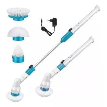 Imagem de Escova Esfregão Elétrico Limpeza Azulejo Banheiro Casa Carro - SG UTIL