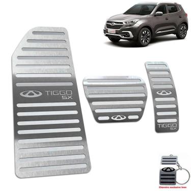 Imagem de Descanso De Pé + Pedaleira Chery Tiggo 5X 2019 2020 Prata