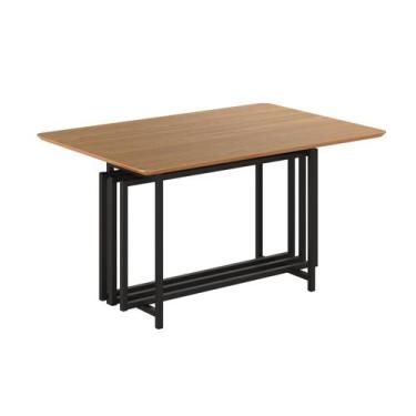 Imagem de Mesa para Sala de Jantar Retangular 120x90cm Mdf Pérola - Móveis Teixe