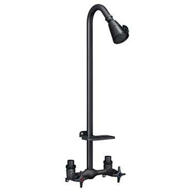 Imagem de Homewerks 3070-252-MB-B-WS Kit Utilitário para Chuveiro Externo com Sabonete, Resistente à Corrosão, Níquel Escovado