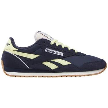 Imagem de Reebok Tênis feminino clássico Az, Vector azul marinho/azul marinho/amarelo neblina, 40