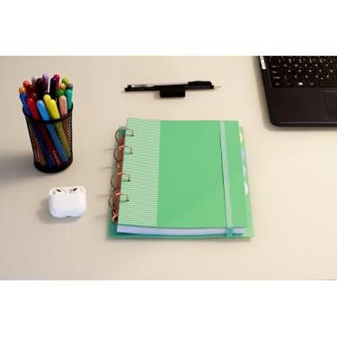 Imagem de Confetti Caderno Argolado Médio 100 Fls Cos Verde