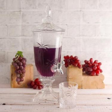 Imagem de Suqueira de Cristal Ecológico com Pé e Tampa Palm Tree 2L Wolff, Palm 