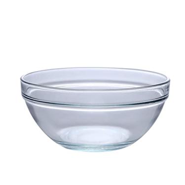 Imagem de URGDWEKJY Tigela de salada, tigela de vidro transparente, tigela de salada de vegetais, tigela de salada de sobremesa de frutas para casa, adequada para frutas, sopa, macarrão, tigela de frutas (GG)