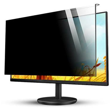Imagem de HXLXWUSC Película de privacidade para tela de computador, película de privacidade de tela universal, proteção dupla para monitor e visão, adequada para 18-32 polegadas (18/20 polegadas 458 x 280 mm)