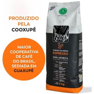 Imagem de Café em Grãos Prima Qualità Espresso Gourmet 500g e 1kg  100% Arábica 