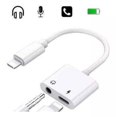Imagem de Cabo Lightning 3.5mm Aux Áudio P2 P/ iPhone 7 8 X Xr Xs Mx - It-Blue