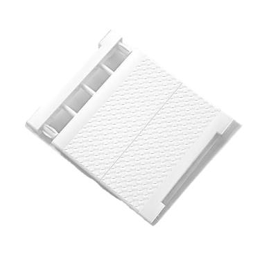 Imagem de Organizador Prateleira Inteligente Retrátil portátil 30 a 120 cm Branca Extensível Largura 24 cm(30-40cm)