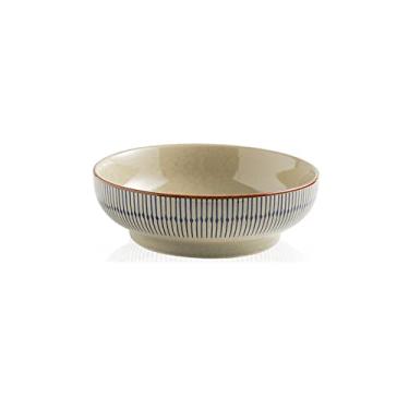 Imagem de Tigela de cereais, tigela de sopa de salada, tigela de ramen, empilhável de porcelana fina para cereais, tigela de servir massa, tigelas de cerâmica de grande capacidade para micro-ondas tigelas de