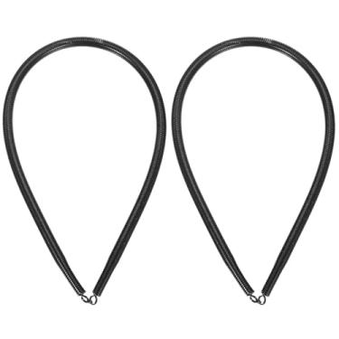 Imagem de HARFINGTON 2 peças de dobrador de tubo de mola de PVC 16,3 mm OD 1000 mm de comprimento tipo B mola de dobra de tubo para dispositivos de dobra de tubos em energia hidráulica doméstica, preto