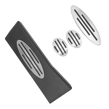 Imagem de Cryfokt Pedal de Freio de Carro de Alta Resistência, Construção Sólida, Suporte Estável, Adequado para R55 R56 F55 R57 R58 R59, 3 X Pedais (Pedal de Descanso MT+)
