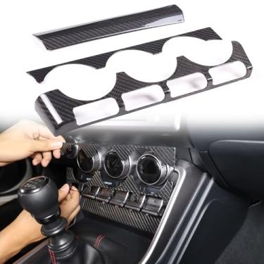 Imagem de Aotumcer Moldura de acabamento da tampa do interruptor de CA do painel central compatível com 2022-2025 2026+ Toyot@ 86/Subaru BRZ Acessórios, capa de acabamento de painel de ar condicionado de
