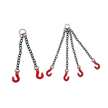 Imagem de menolana Corrente de elevação para carro RC com gancho decorativo, e de fácil instalação, substitui acessórios de carro RC, 2 Ganchos E 4 Ganchos