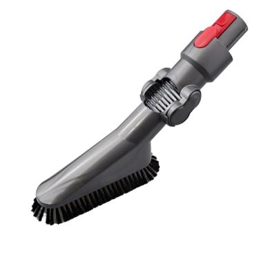 Imagem de Acessório de escova macia de ângulo ajustável compatível com Dyson V7 V8 V10 V11 V15 - perfeito para ventiladores de teto, aberturas e limpeza de móveis