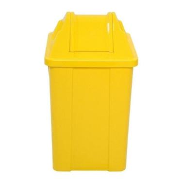 Imagem de Lixeira Quadrada Com Tampa Basculante 100 Litros