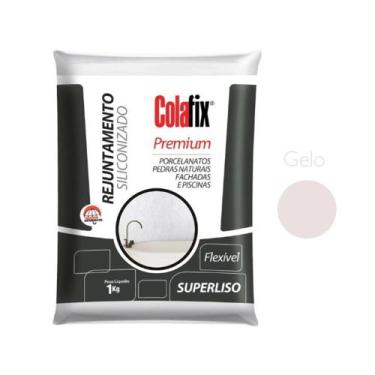 Imagem de Rejunte Colafix Siliconizado 1 Kg - Gelo