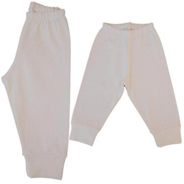 Imagem de Mijão Infantil Amarelo Canelado RN a G - Algodão Premium Confortável -