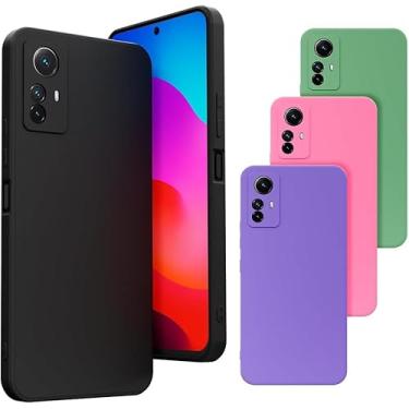 Imagem de Capa Capinha Case Compatível Xiaomi Redmi Note 12S Silicone Veludo Premium [2ASHOP] (ROSA AREIA)