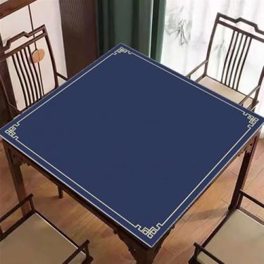 Imagem de Icegrey Capa de mesa para Mahjong, tapete de mesa antiderrapante de Mahjong, tapete de jogos dobrável para Mah Jongg, jogos de cartas, tabuleiros e azulejos, estilo 16