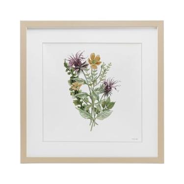 Imagem de Stupell Industries Impressão emoldurada de bétula Lush Botanical Mix sob vidro, design de Cindy Jacobs, 40,6 x 40,6 cm