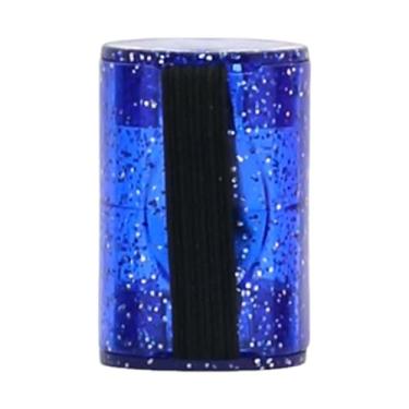 Imagem de harayaa Chocalho de dedo em formato de guitarra, anel de dedo musical, instrumento musical rítmico, chocalho de para adultos e crianças tocarem bandolim, Azul