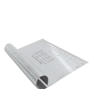 Imagem de Espátula Cortadora Profissional com Régua, Inox, para Massas e Legumes