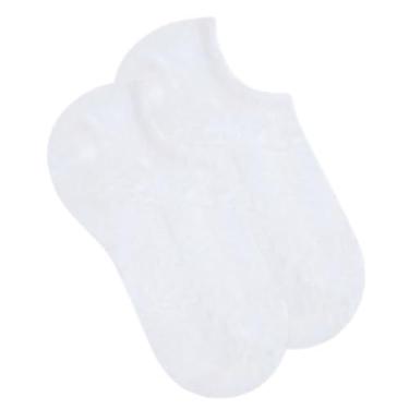 Imagem de SELENE Meia Sapatilha Invisível Feminino Adulto, Branco, 34-39