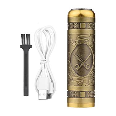 Imagem de Aparelho de Barbear Elétrico Sem Fio Trimmer Barba Recarregável via USB para Homens - Próximo e Confortável Suave Protector Desmontável Lavável Longa Duração Trabalho