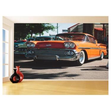 Imagem de Papel De Parede 3D Carro Antigo Clássico Vintage 3,5M Cxr13 - Você Dec