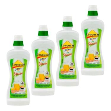 Imagem de Kit 4 Adoçante Dietético Com Stevia Plus Lowçucar 65ml